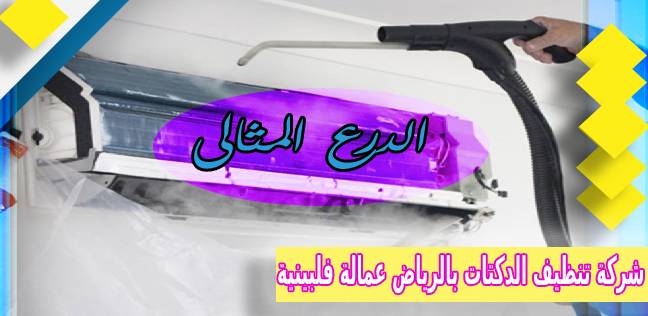 شركة تنظيف الدكتات بالرياض عمالة فلبينية