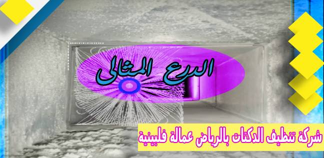 شركة تنظيف الدكتات بالرياض عمالة فلبينية