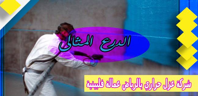 شركة عزل حراري بالرياض عمالة فلبينية