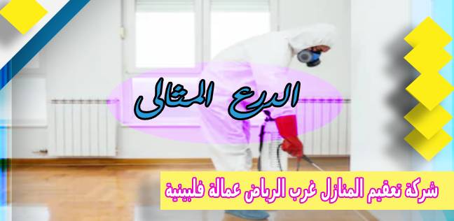 شركة تعقيم المنازل غرب الرياض عمالة فلبينية 0503152005