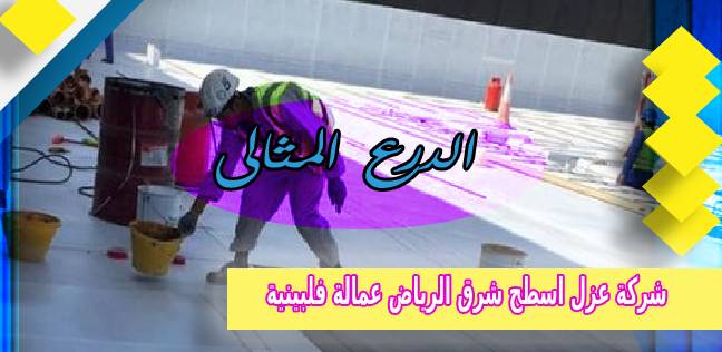 شركة عزل اسطح شرق الرياض عمالة فلبينية