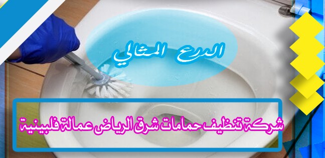 شركة تنظيف حمامات شرق الرياض عمالة فلبينية 0503152005