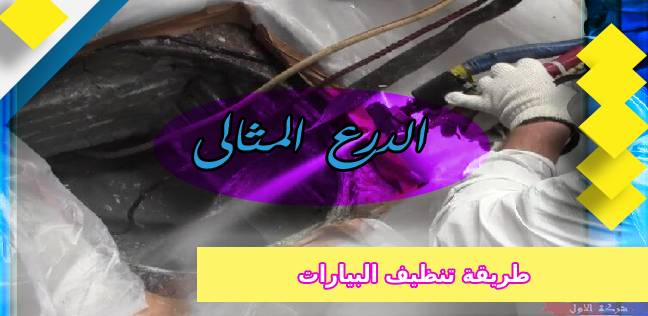 طريقة تنظيف البيارات