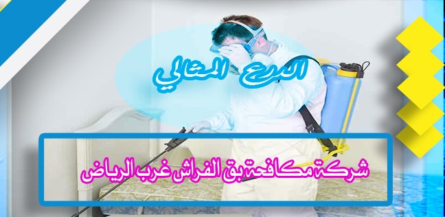 شركة مكافحة بق الفراش غرب الرياض