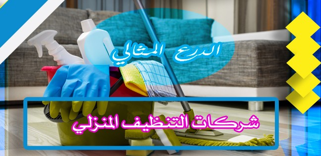 شركات التنظيف المنزلي