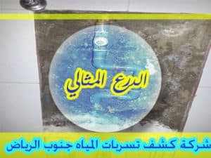 شركة كشف تسربات المياه جنوب الرياض