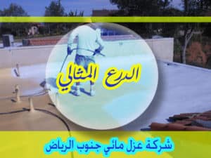 شركة عزل مائي جنوب الرياض