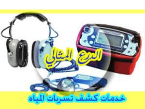 خدمات كشف تسربات المياه