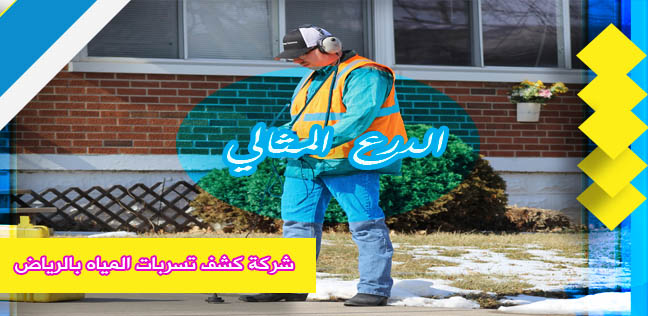 شركة كشف تسربات المياه بالرياض